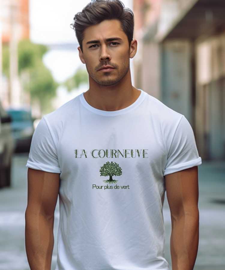 T-Shirt La Courneuve pour plus de vert – Pour Homme et Femme – Image 4